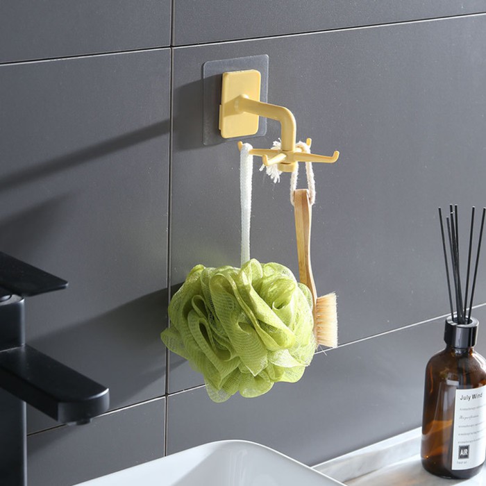 Gantungan Dinding Dapur Kamar Mandi Spatula Alat Dapur Dan Kamar Mandi - Gantungan Putar Serbaguna