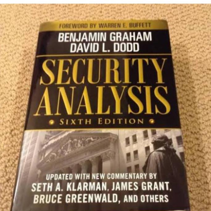 

Buku security analysis 6th sixth edition by Benjamin graham