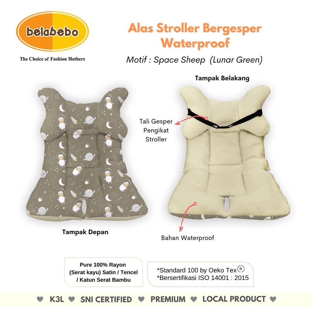 Belabebo Alas Kereta Waterproof Bergesper Premium Organic