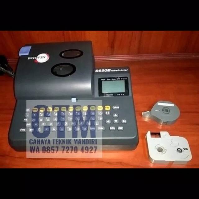

Label id cable printer biovin S680E / mesin cetak lebel marker kabel