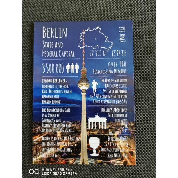 

kartu pos jeman/germany postcard