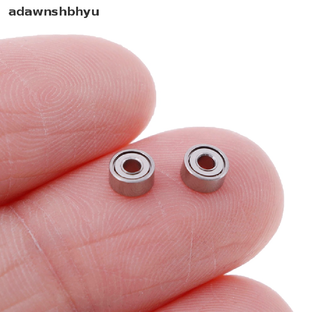 Adawnshbhyu 10Pcs 681XZZ 1.5x4x2mm open Miniatur bearings ball mini hand bearing spinner