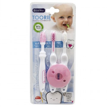 Lucky Baby Toorie Training Toothbrush Set Sikat Gigi Bayi Set 609682