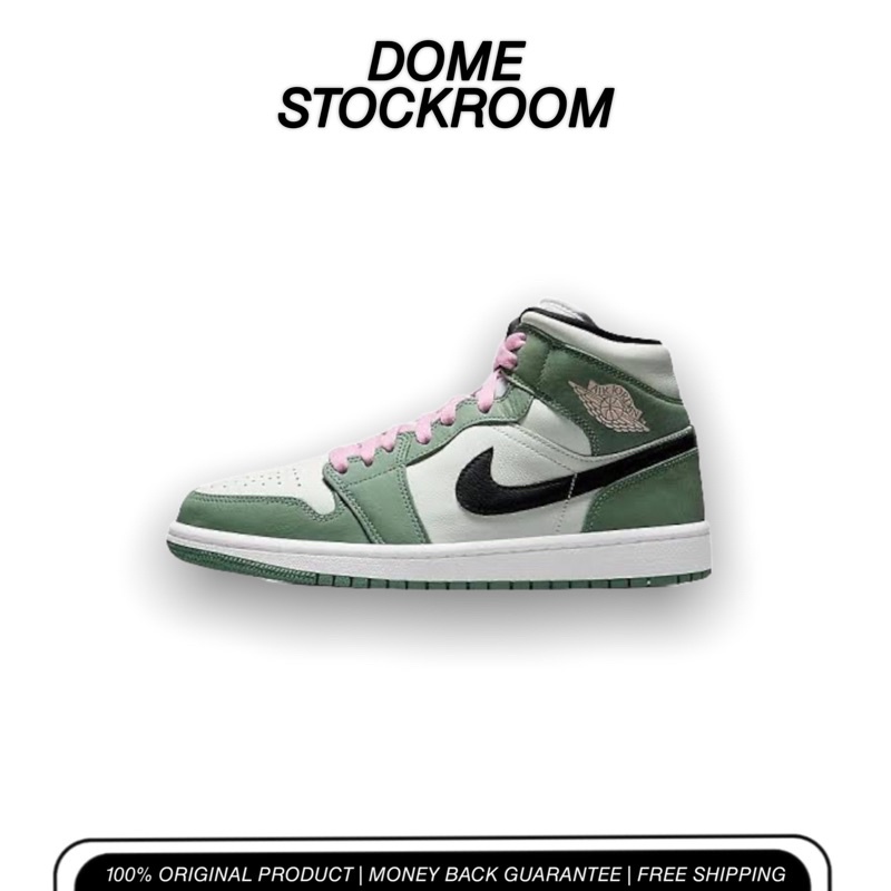 NIKE AIR JORDAN 1 MID SE DUTCH GREEN BNIB ORIGINAL