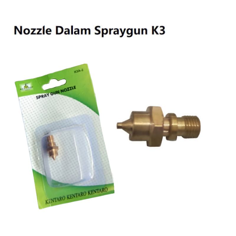 Kentaro Nozzle Dalam K3 Sparepart Spray Gun K-3