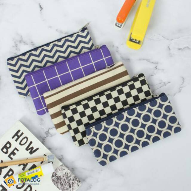 Tempat pencil serbaguna / organizer pouch