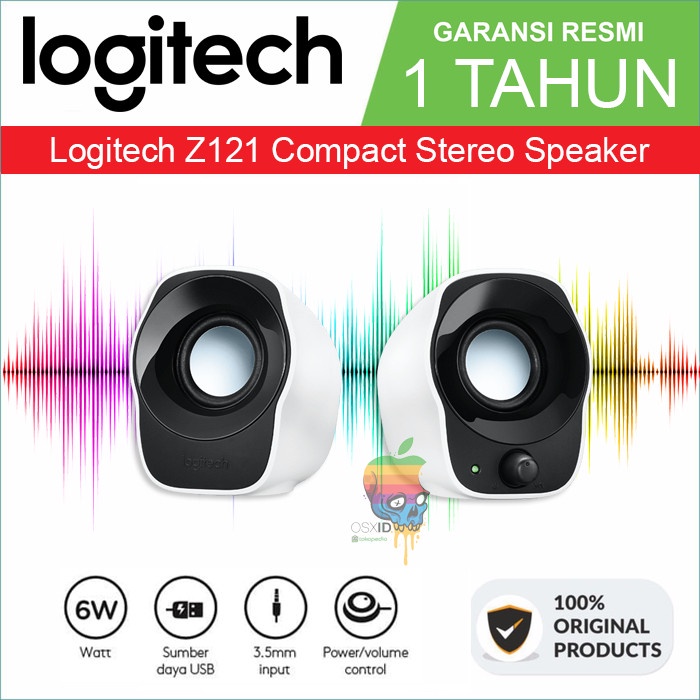 Logitech Z121 Usb Compact Stereo Speaker
