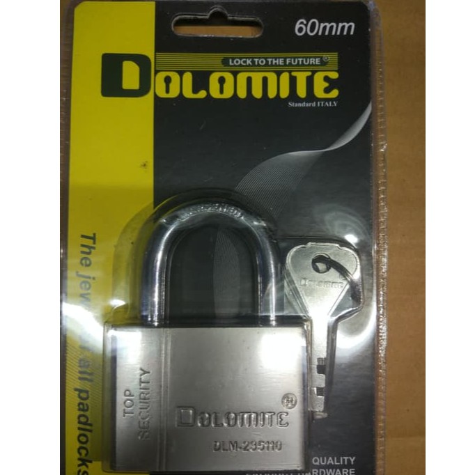 GEMBOK 60MM KUNCI PINTU BANGUNAN RUMAHRR MURAH, SECURITY, DOLOMITE 2203