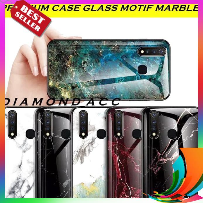 【TERBARU】 HUAWEI NOVA 5T PRO PREMIUM Case Hp Glass MOTIF MARBLE