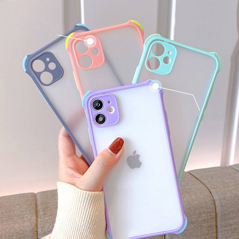 Case Matte Transparan Shockproof Anti Jatuh Warna Permen Untuk Huawei Mate 20 Pro 40 Pro 30 Pro 5g