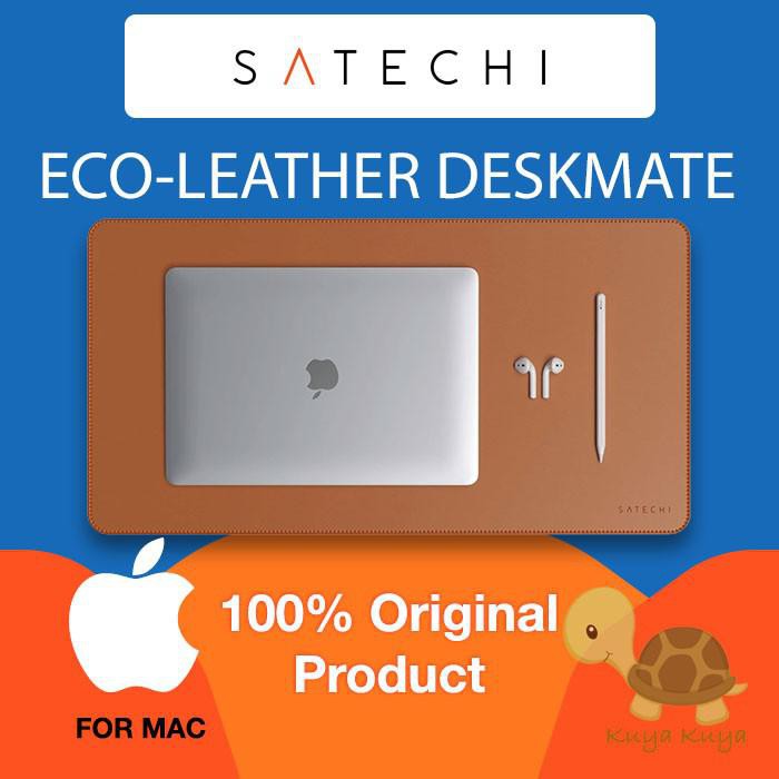 Akl | Satechi - Eco Leather Deskmate ( Alas Kulit ) - Cokelat