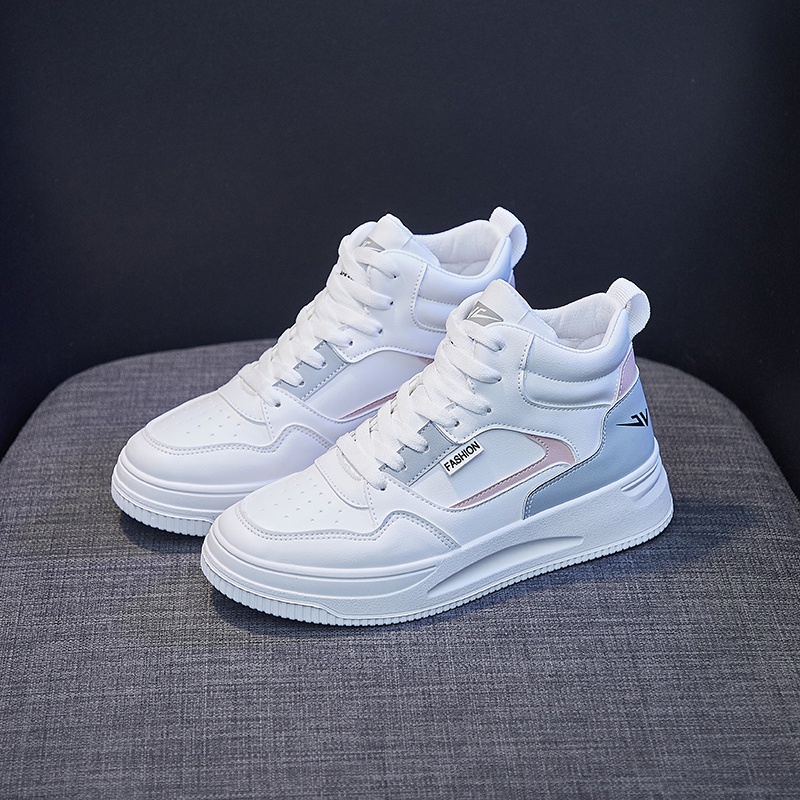9.9 [DENDEN.ID] Sepatu Wanita Sneaker Korea Putih Import Sepatu Olahraga