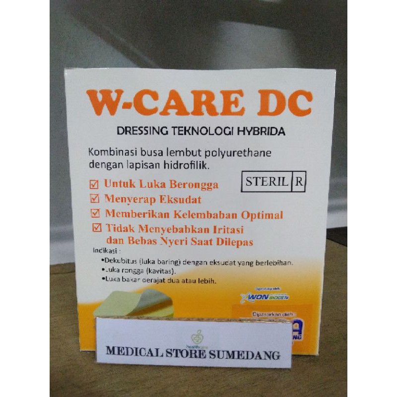 W CARE W-CARE DC DRESSING MODERN PLESTER PREMIUM PENUTUP LUKA BERONGGA DIABETES