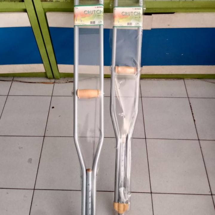 TERMURAH 8829 Tongkat Ketiak Alat Bantu Jalan / Egrang / Krek Ketiak / Kruk Ketiak ㅰ