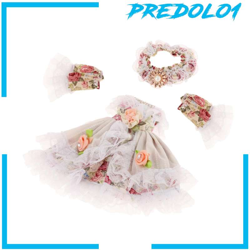 Predolo1 Dress Casual Aksesoris Boneka Bjd