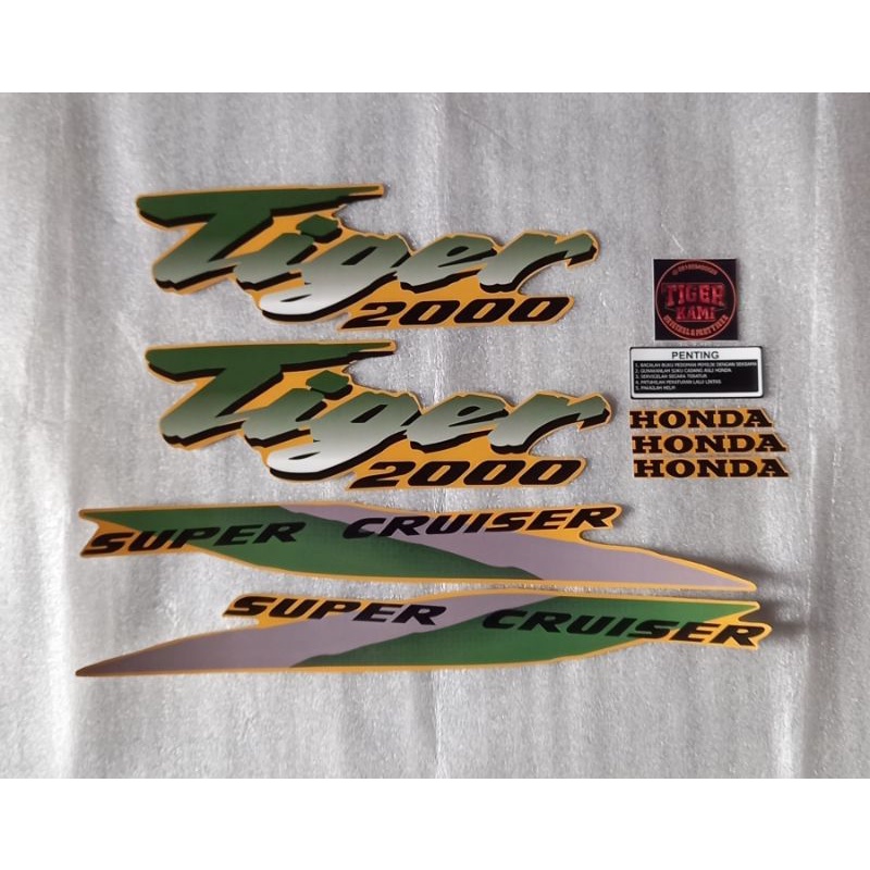 Striping stripping stiker sticker polet list tiger lawas tilas pnp tilam lama body kuning model tahu