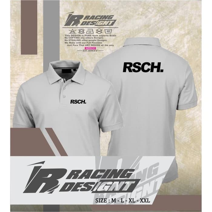 (ORIGINAL)  Poloshirt / Kaos Polo RSCH Terbaru Murah Distro -IR Merch   -jhahis