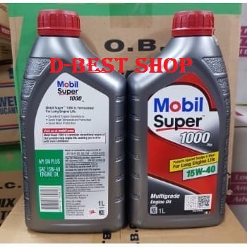 Oli mobil bensin &quot;MOBIL1&quot; SUPER 1000 15W/40 - 1 liter