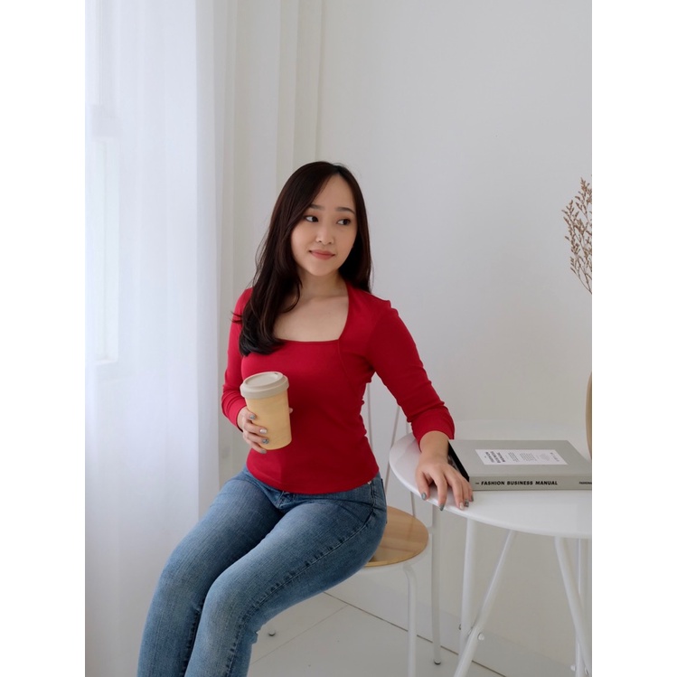 Kadaka T-0362 Top Tangan Panjang Bahan Premium