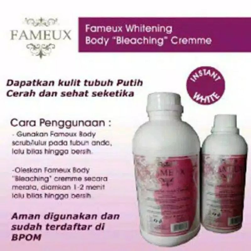 bleaching badan BPOM by FAMOUX