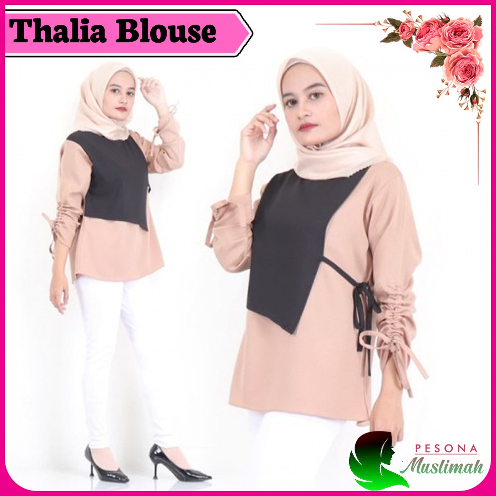 Baju Atasan Blouse Wanita Model Terbaru 2021 Thalia Blouse