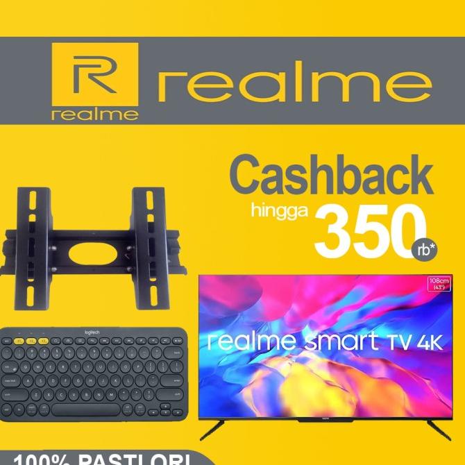Realme Smart Android TV / Smart TV 43" / 32" / 32 Inch Garansi Resmi