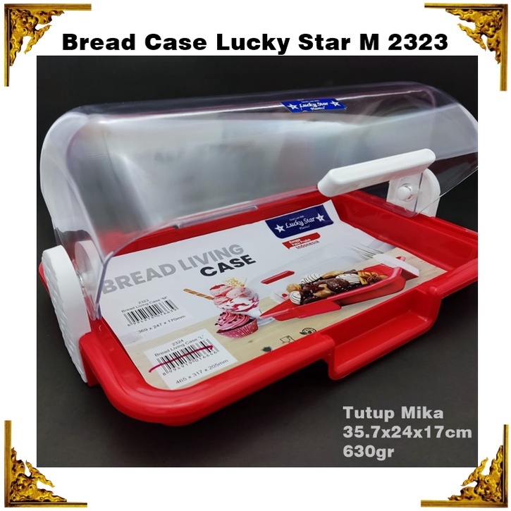 Tempat Roti/Kue Tutup/Bread Casing Lucky Star M 2323