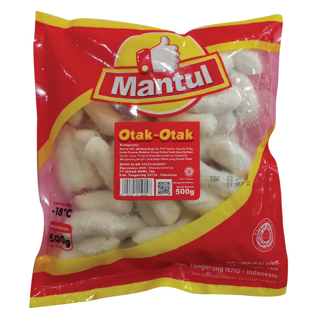 

MANTUL OTAK-OTAK 500GR