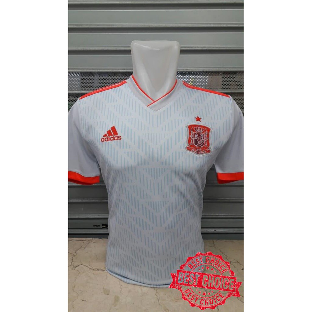 JERSEY SPANYOL AWAY WORLD CUP 2018 GRADE ORI
