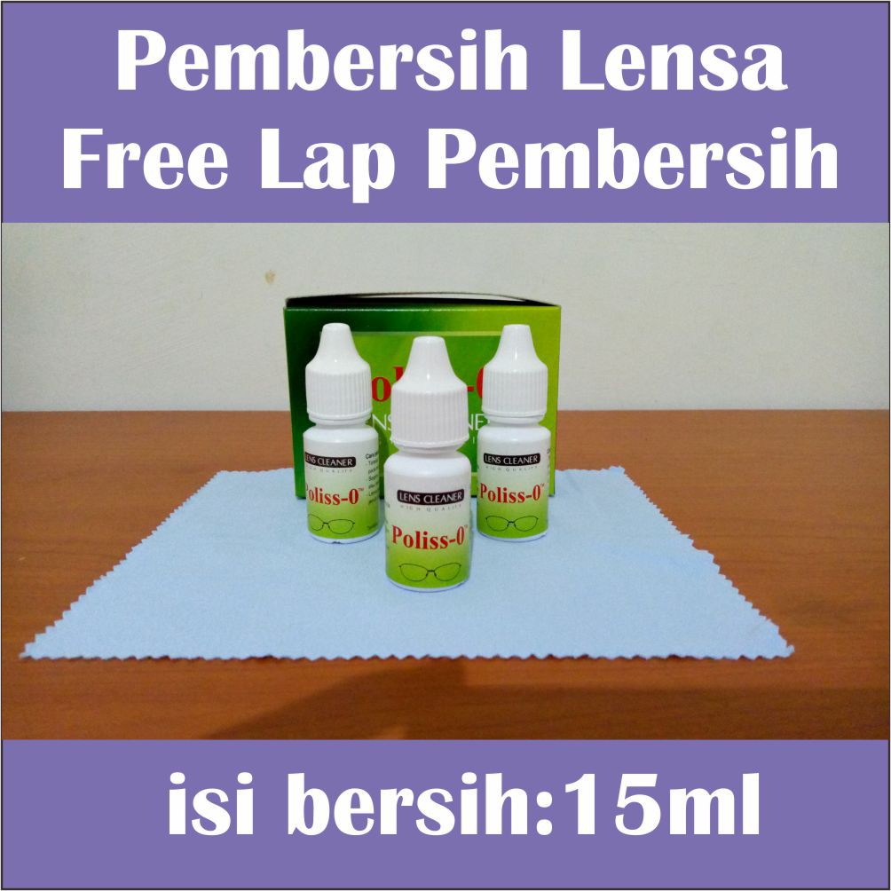 LENS CLEANER POLISS / CAIRAN PEMBERSIH LENSA | Shopee