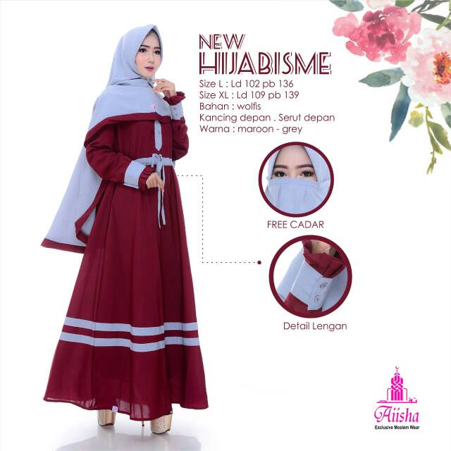 Gamis syari new hijabisme ori by aiisha
