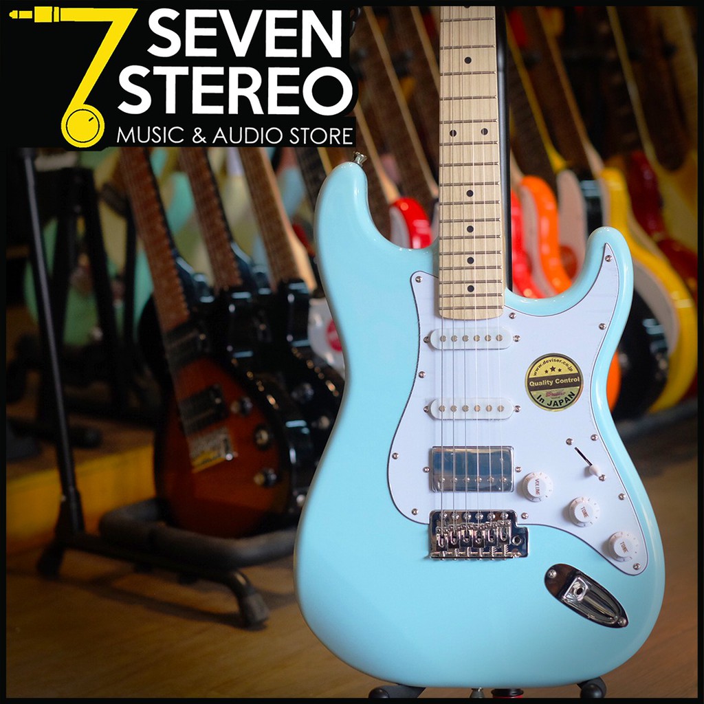 Bacchus BST-2M BST2M HSS Sonic Blue Universe Series Stratocaster Model