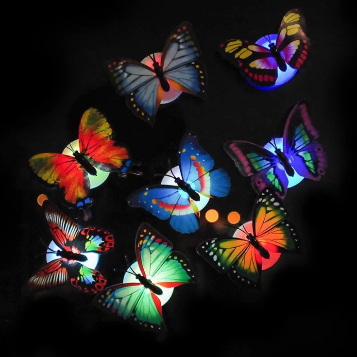[JS] LAMPU HIAS KUPU-KUPU / LED KUPU-KUPU / LAMPU KUPU-KUPU LED DEKORASI / LAMPU KUPU-KUPU
