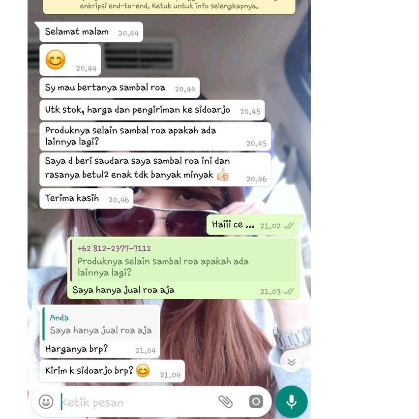 

Gratis ongkir|SQ28|Sambal Ikan Roa Pedas Minyak Sedikit & Tanpa Pengawet dan MSG