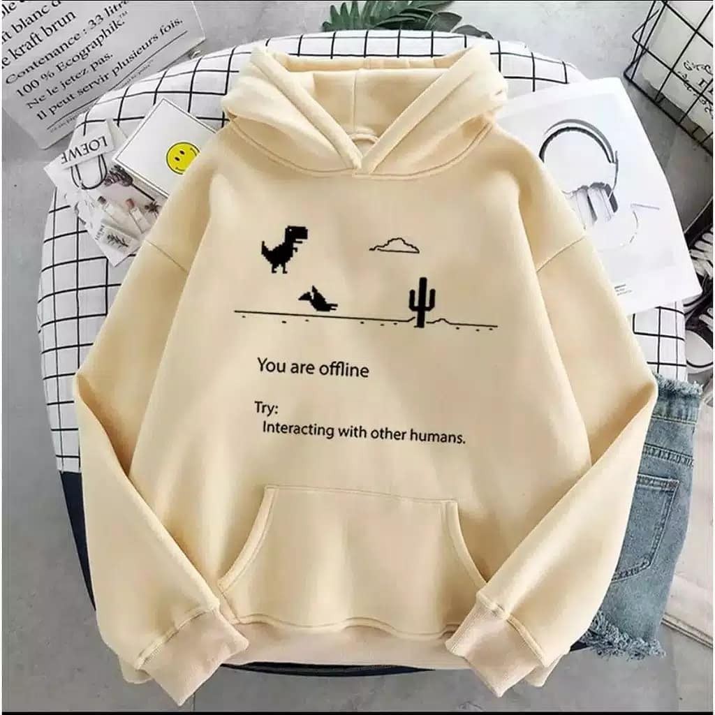 OFFLINE NOTICE HOODIE UNISEX - JUMPER LUCU KEKINIAN PREMIUM