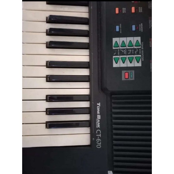 Piano Keyboard Casio Tone Bank CT670