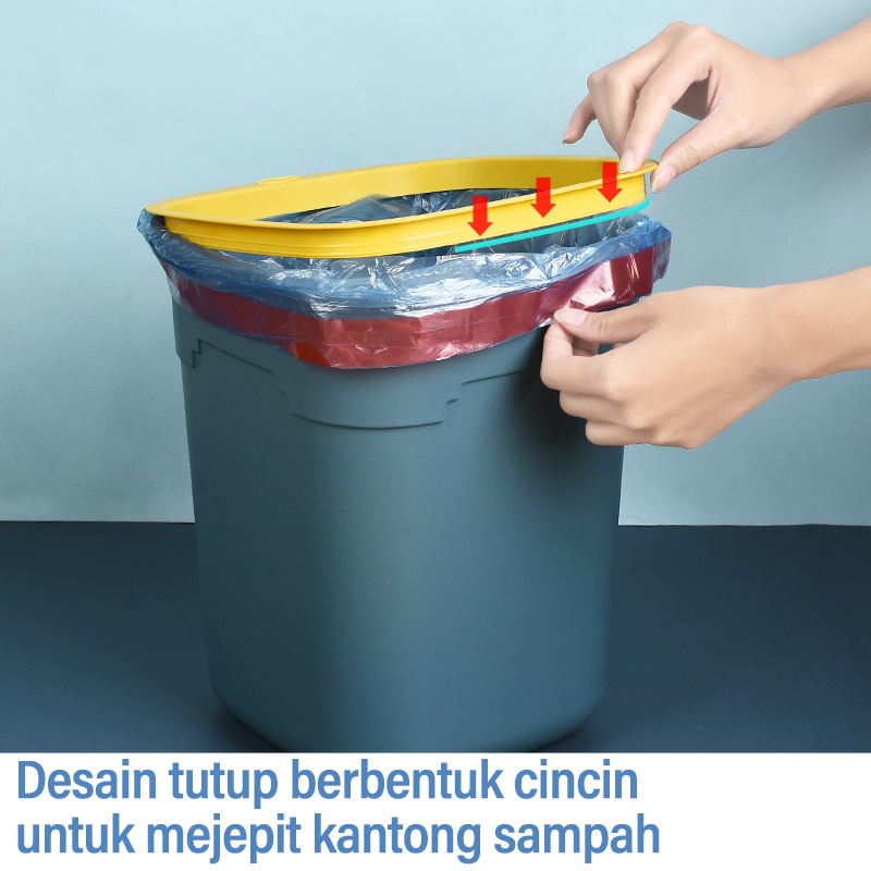 Letyeah &amp; Anantagt Tempat sampah plastik besar kecil tanpa tutup /tempat sampah rumah tangga dapur toilet