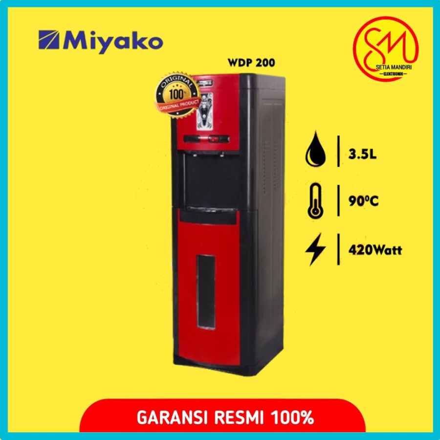 MIYAKO WDP200 Dispenser Air Galon Bawah - WDP-200