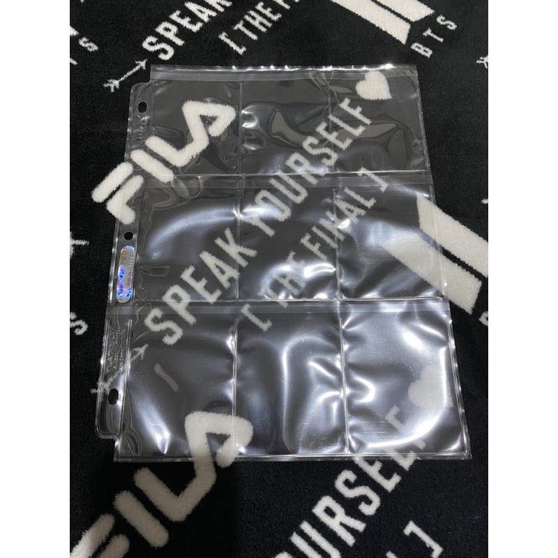 New SECURE ultra pro sleeve 9P 9 pocket with flap sleeve photocard PC Kpop Idol gaming card