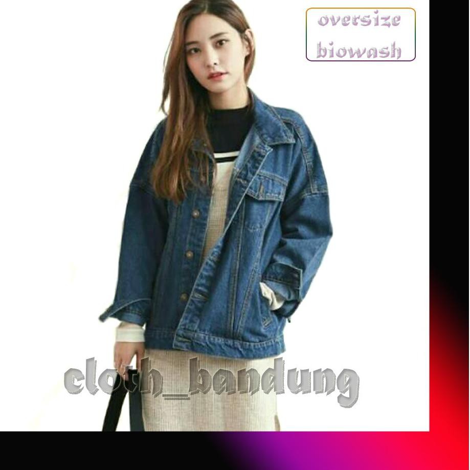 FPI Jaket wanita jaket jeans wanita BISA  () _ HITZ