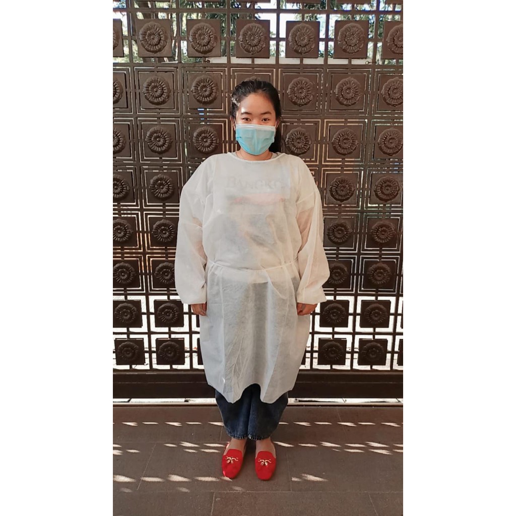 Baju Hazmat Anti Virus APD / Disposable Gown / Baju Steril