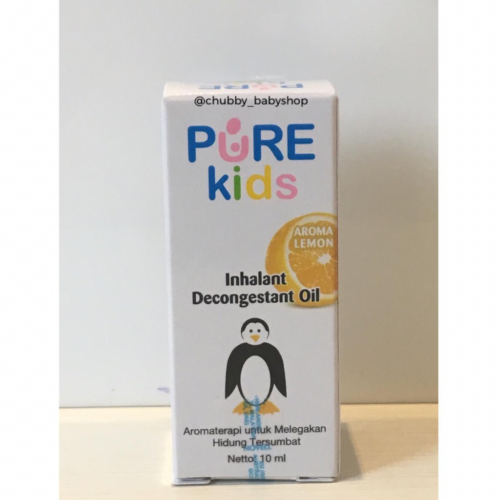 Pure Kids - Inhalant Decongestant Oil 10ml LEMON