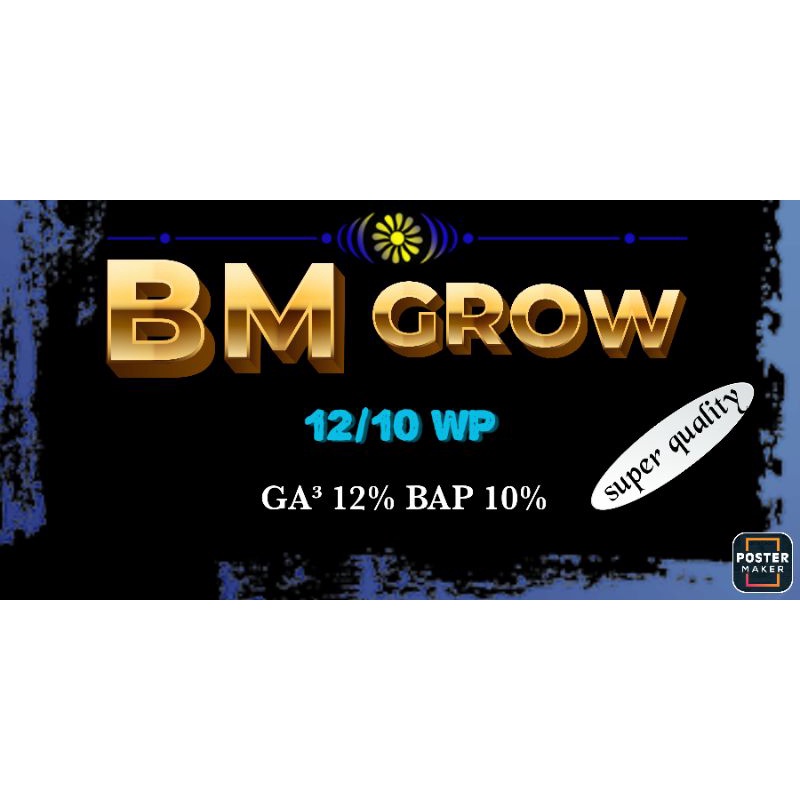 BM GROW (Pembesar Buah/ GA3/ ZPT) 20g