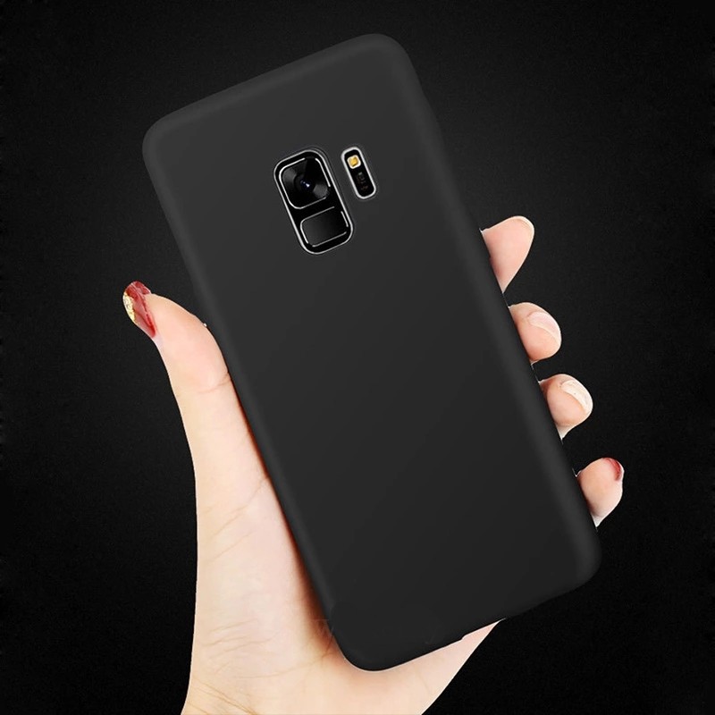 Case Samsung J6 Plus - Softcase Silicon Thin Black Matte J6 Plus