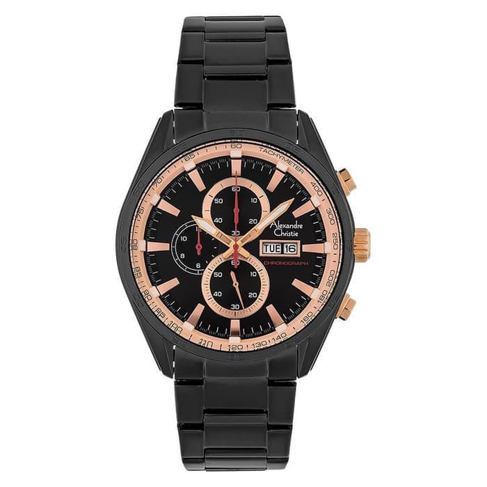 Alexandre Christie AC 6495 MC Pria Sport Kronograph Black Dial