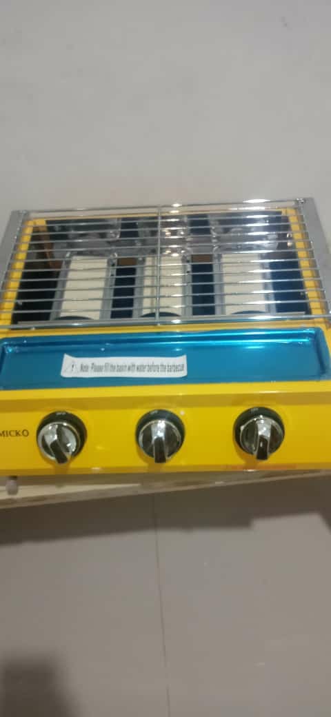 Kompor Panggang Sosis Gas Roaster 3 Tungku Omicko Promo Harga