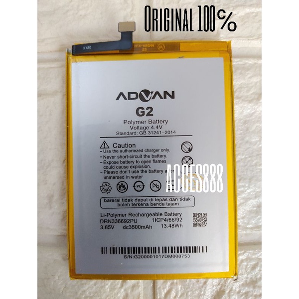 Baterai Advan G2 Original