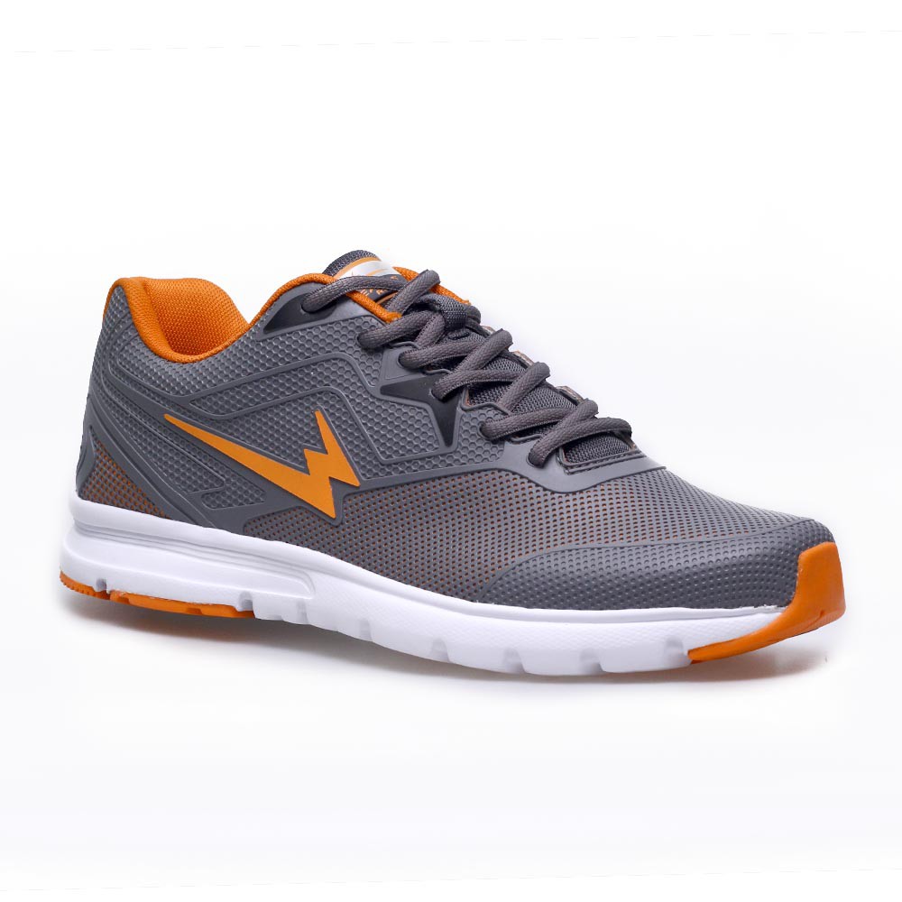 Sepatu Eagle Hover Dark Grey Orange – Running Shoes