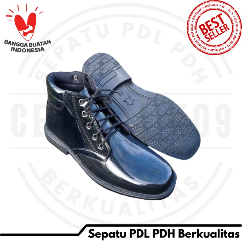 Sepatu PDH TNI AD AL AU PDH Restali POLRI Kantor Dinas Murah Berkualitas