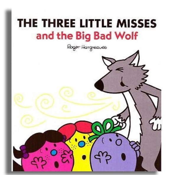 SALE MR MEN: THREE LITTLE MISSES & THE BIG BAD WOLF BUKU CERITA ANAK BBW ORI